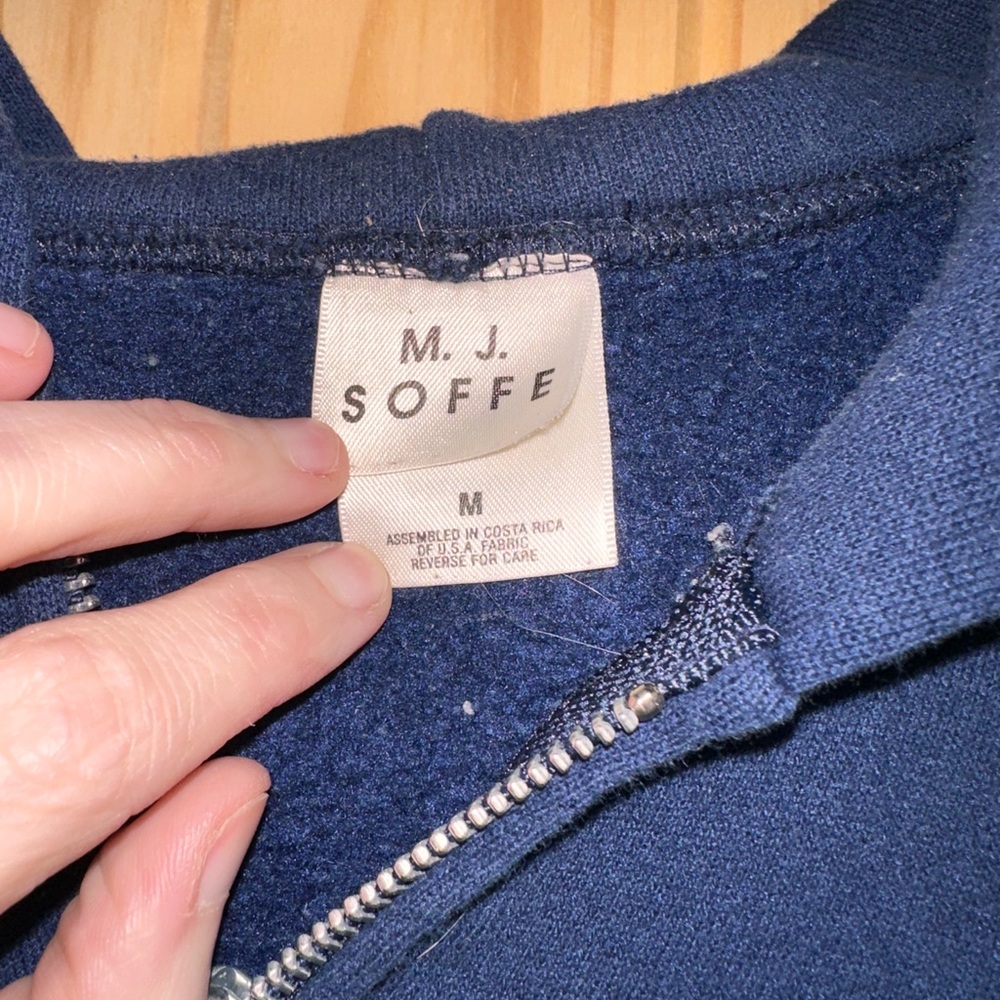 Glassjaw Navy Blue Zip-Up Hoodie with Graphic - Picture 3 of 5